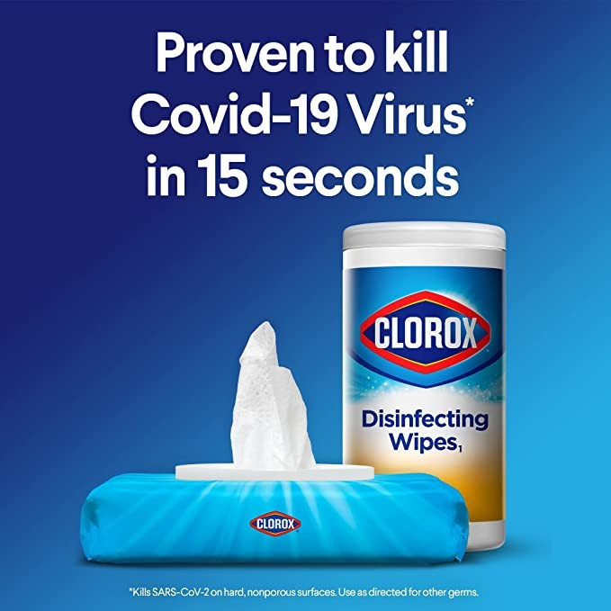Clorox Disinfecting Wipes Value Pack,75 Count (Pack of 3) (Package May Vary)